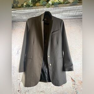 Zara 2 tone Blazer with Button Detail size small  C35